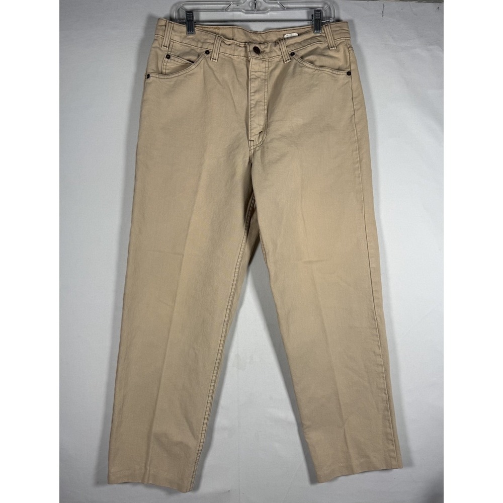 VTG Levis 555 Orange Tab Relaxed Fit Straight Leg Jeans 36x32 (33x29) USA 1996 - Picture 3 of 11